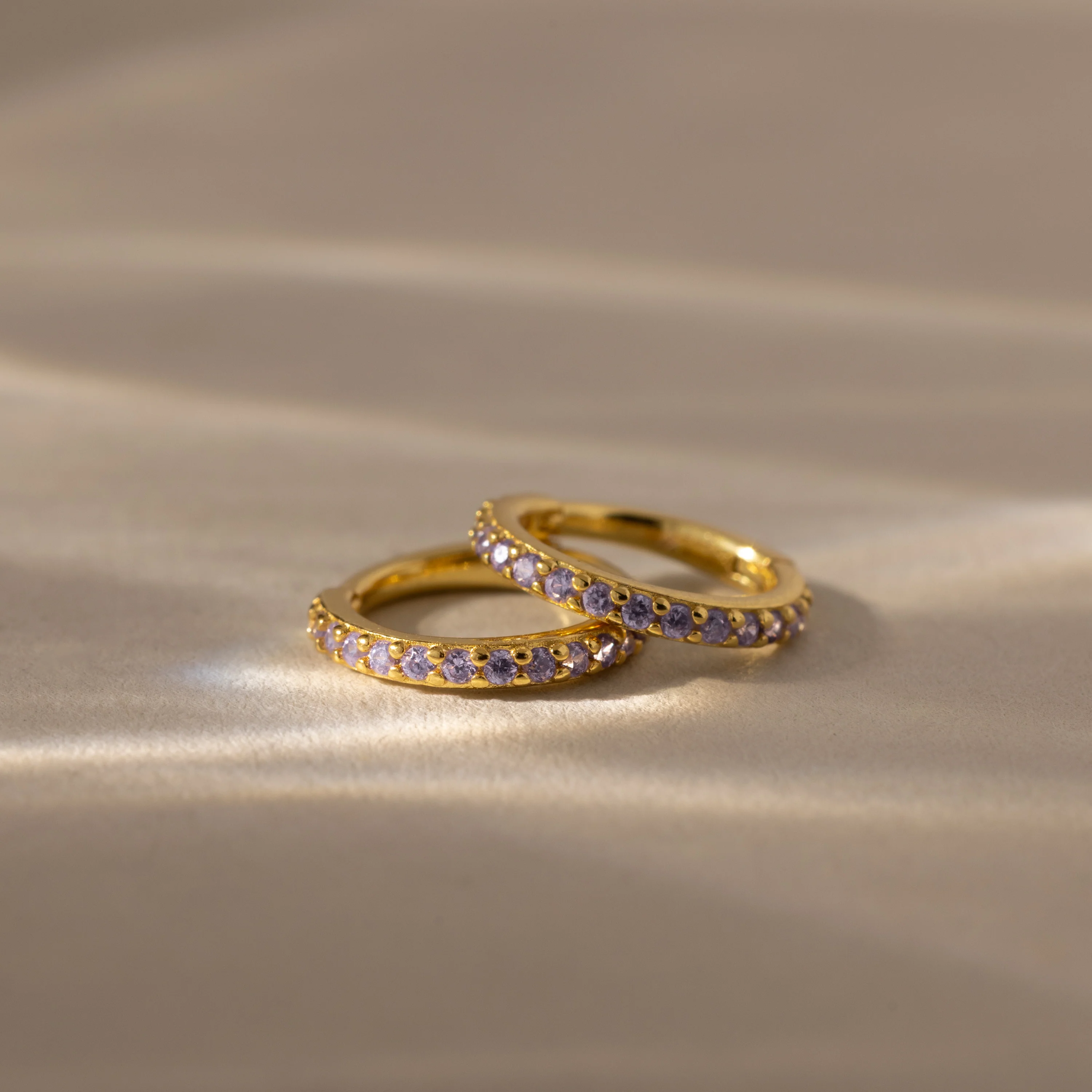 Birthstone Clicker Huggies