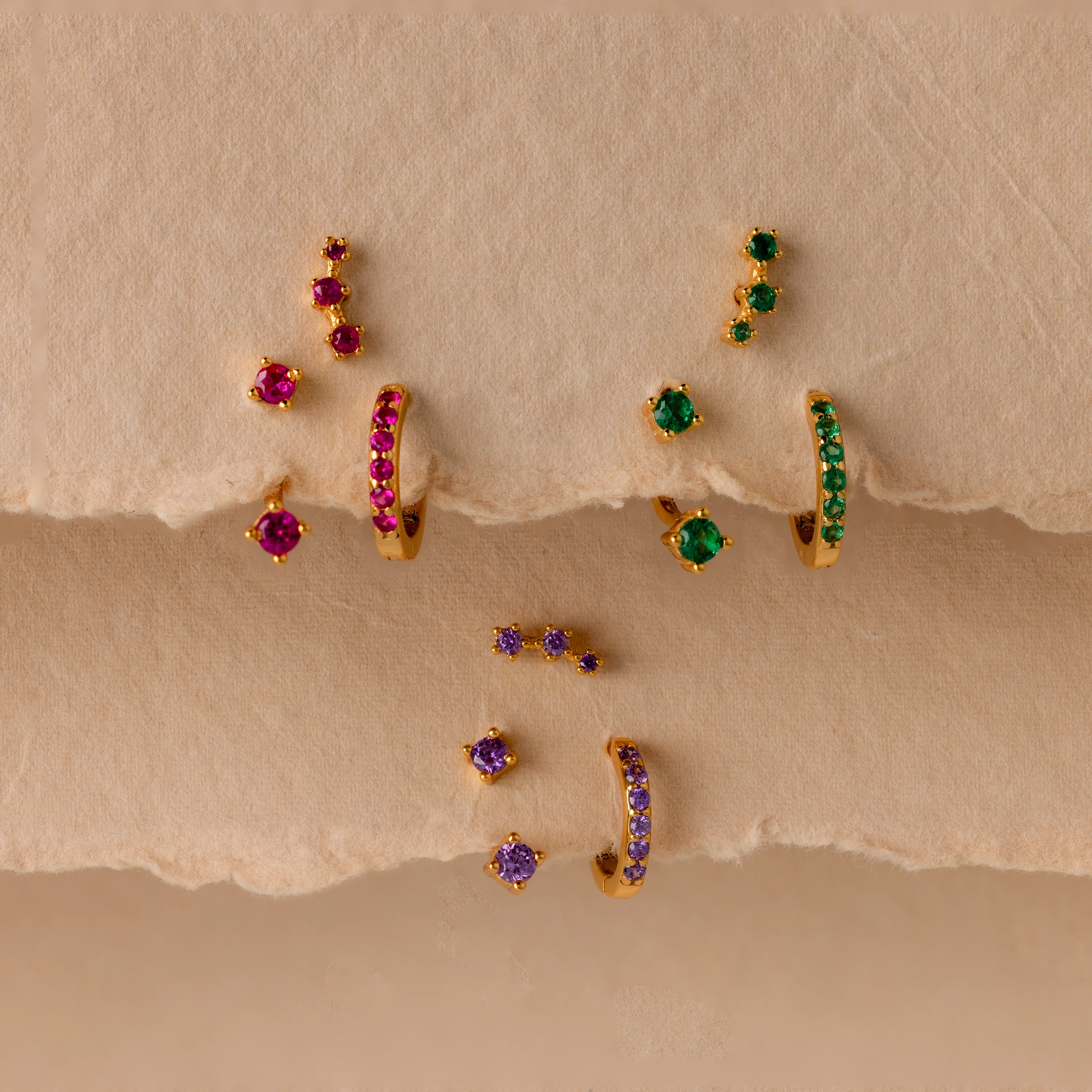 Amethyst Earring Trio Set - Image 5