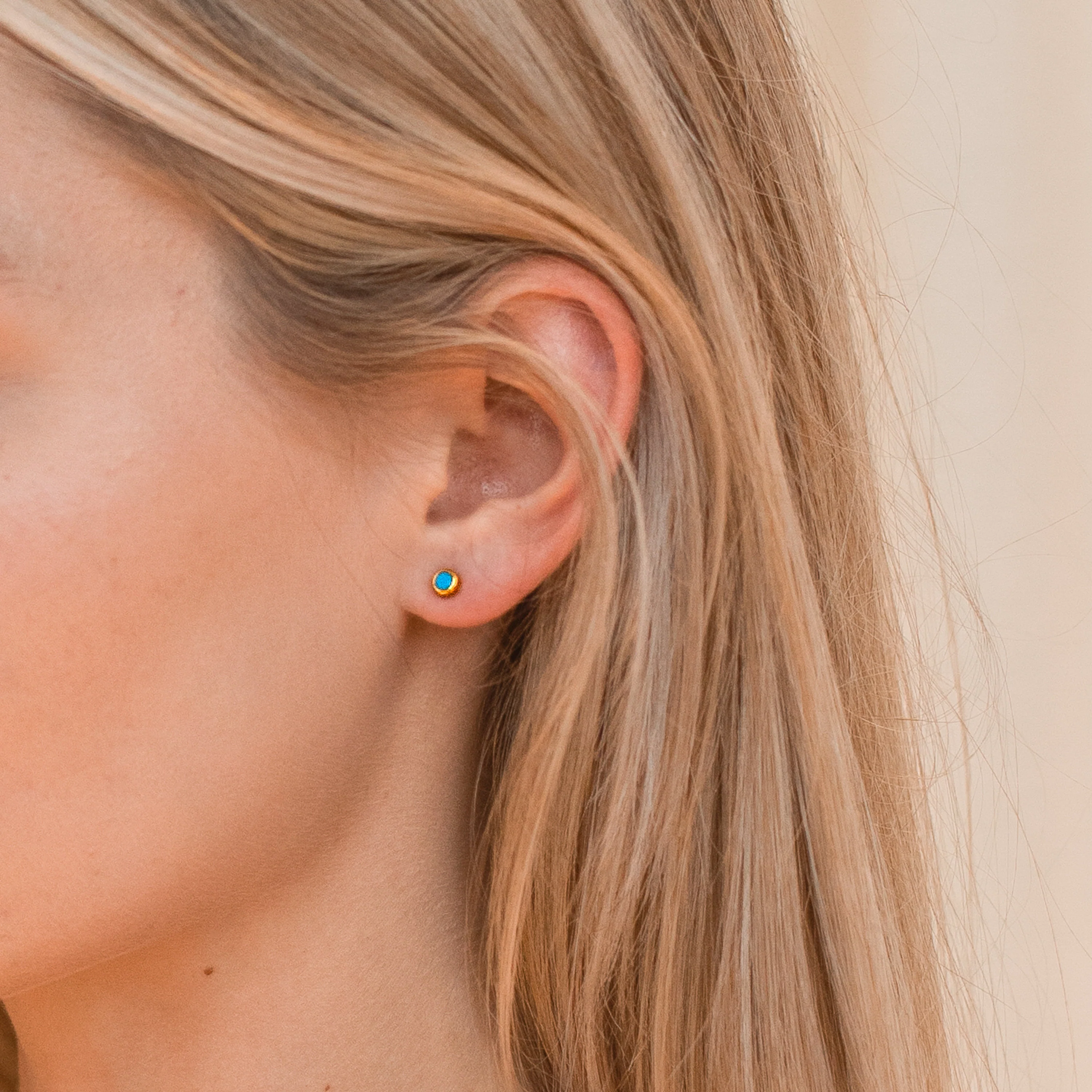 Ariel Turquoise Studs - Image 5