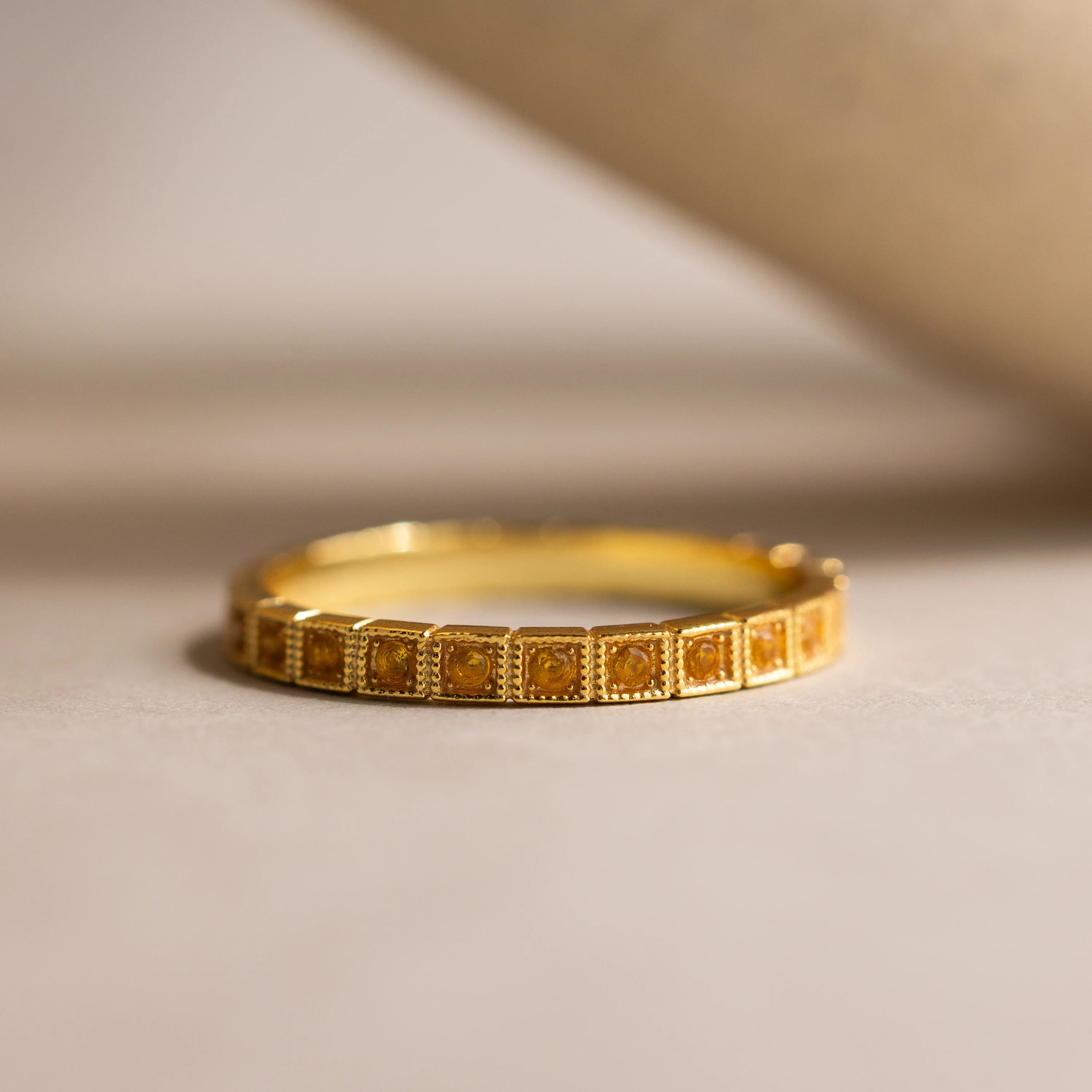 Art Deco Birthstone Eternity Ring - Image 18