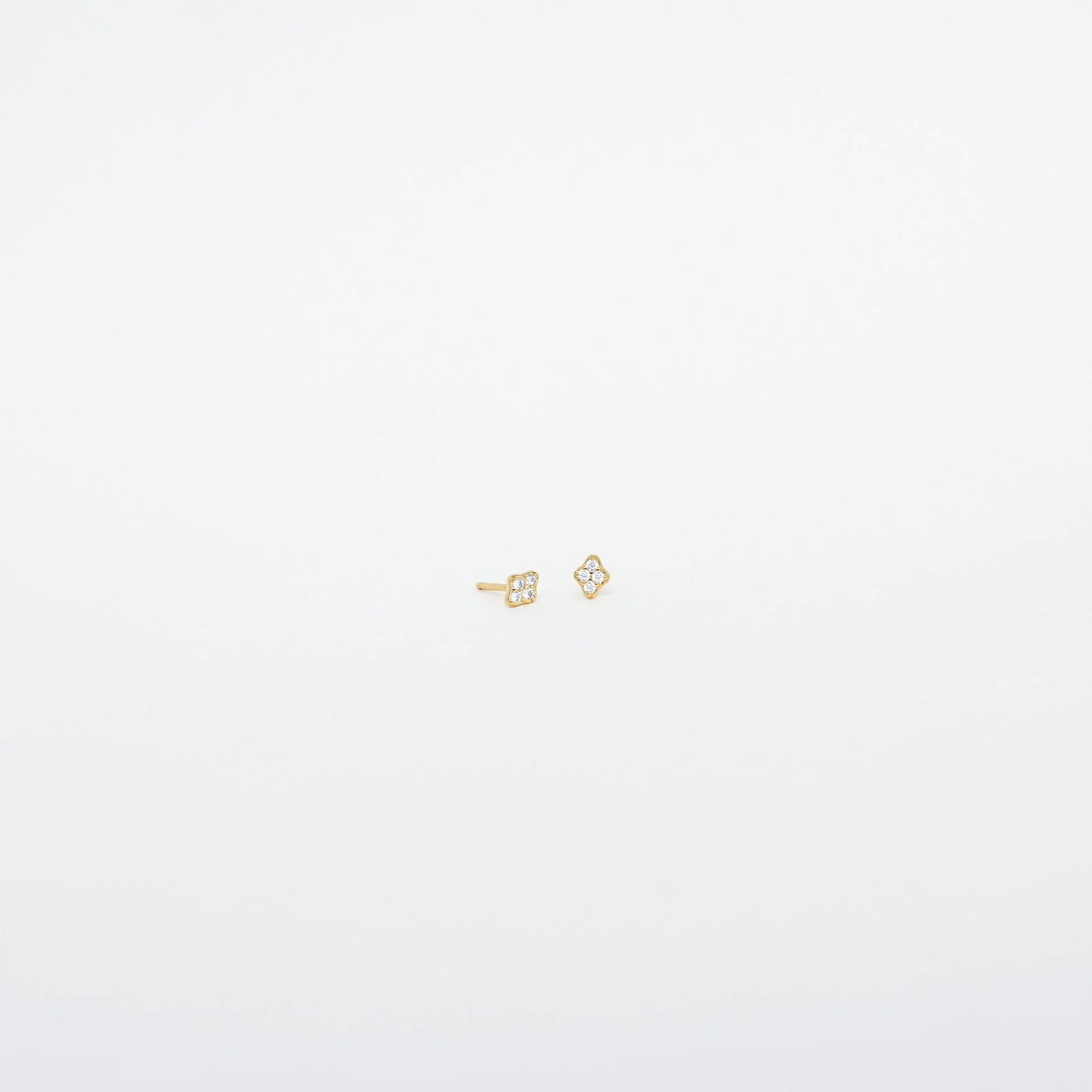 Avery Geometric Diamond Studs - Image 6
