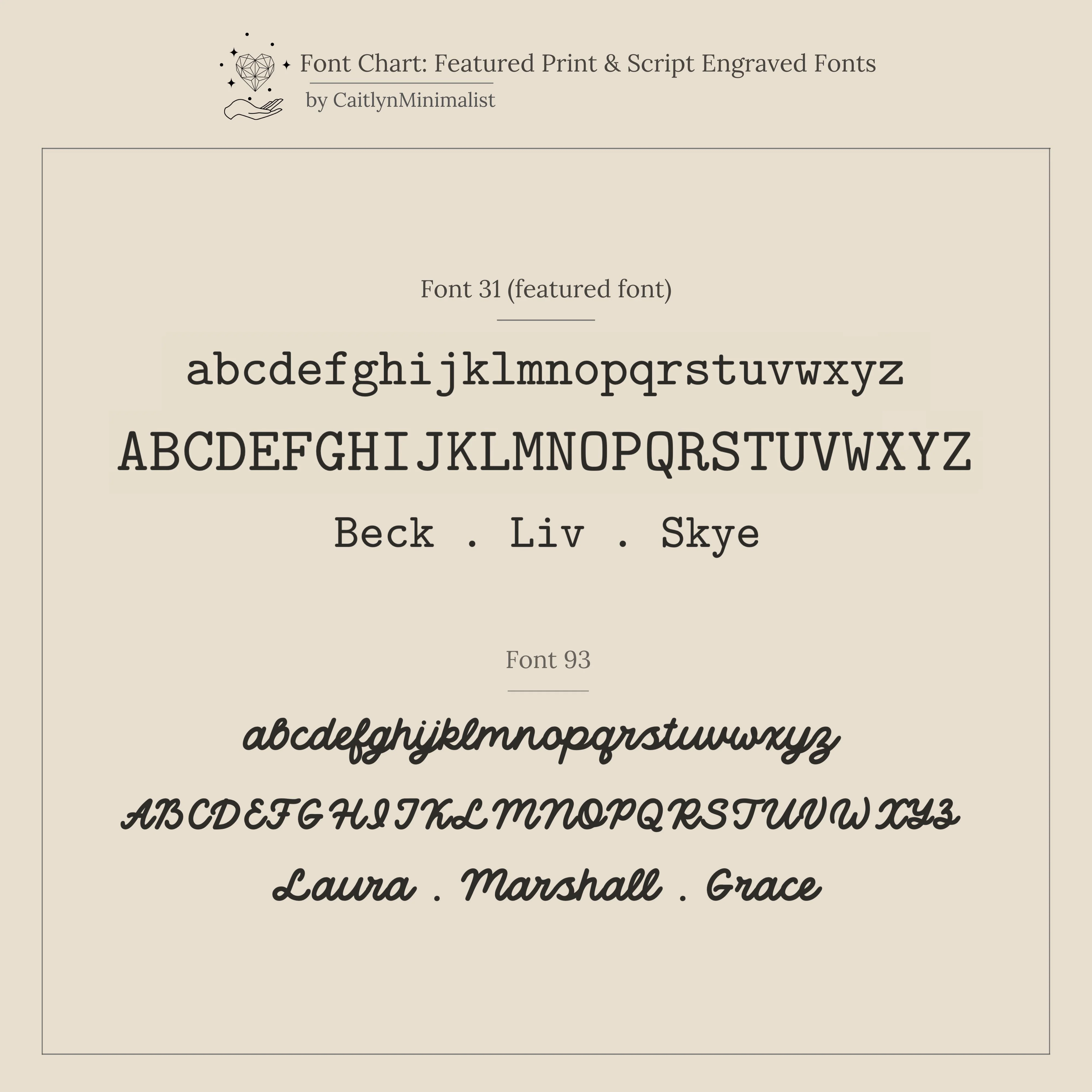 Beaded Multiple Name Ring - Image 9