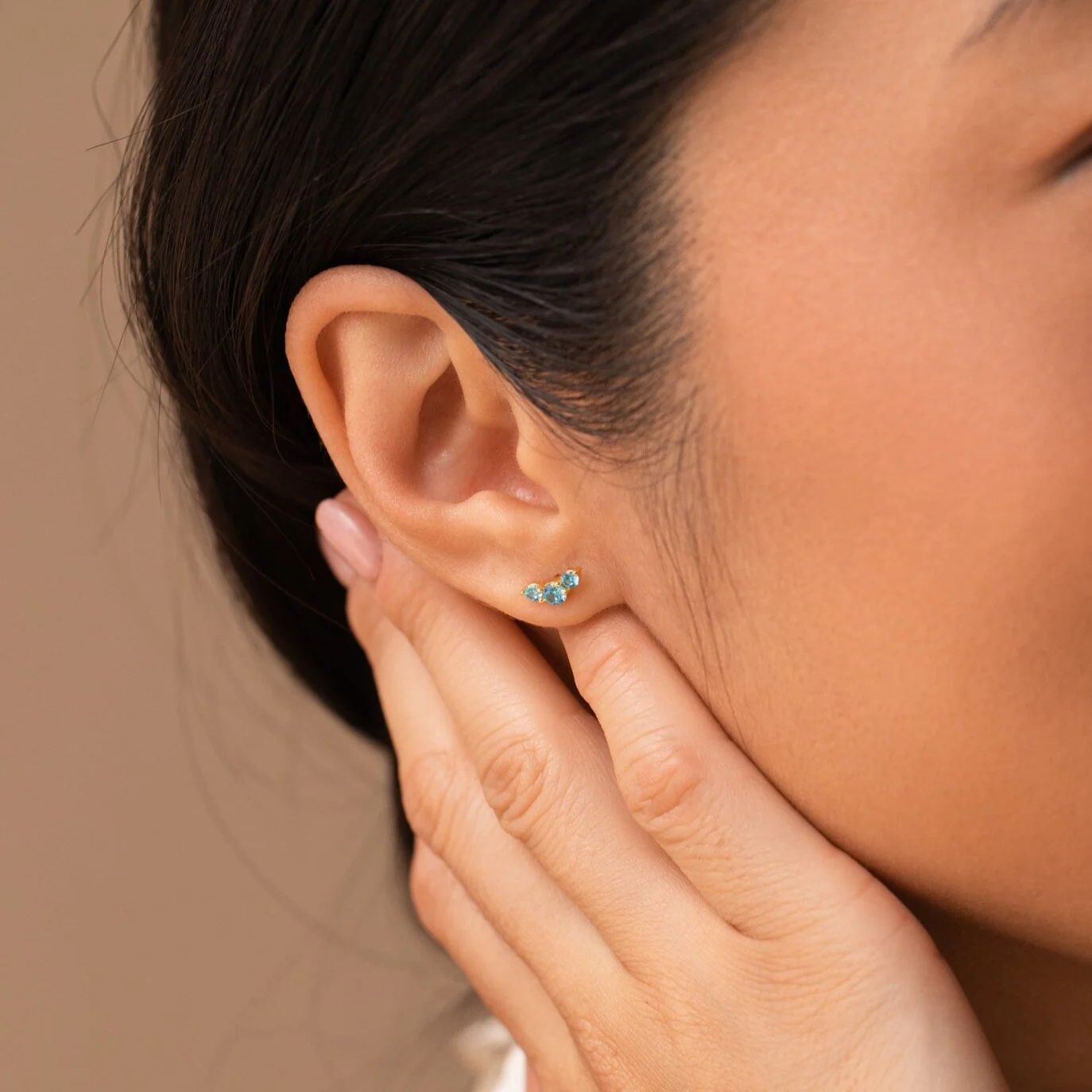 Bella Birthstone Studs - Image 4