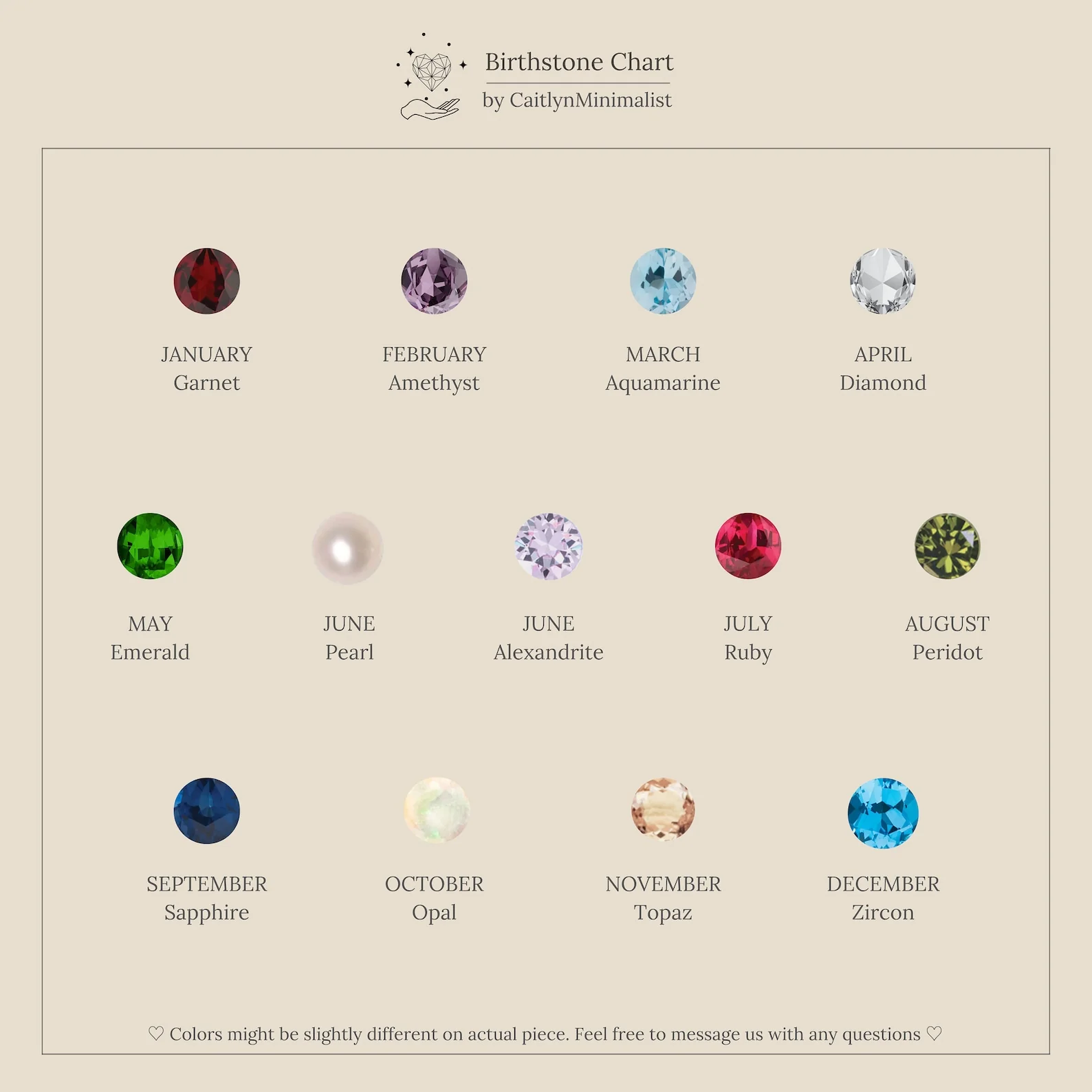 Bella Birthstone Studs - Image 7