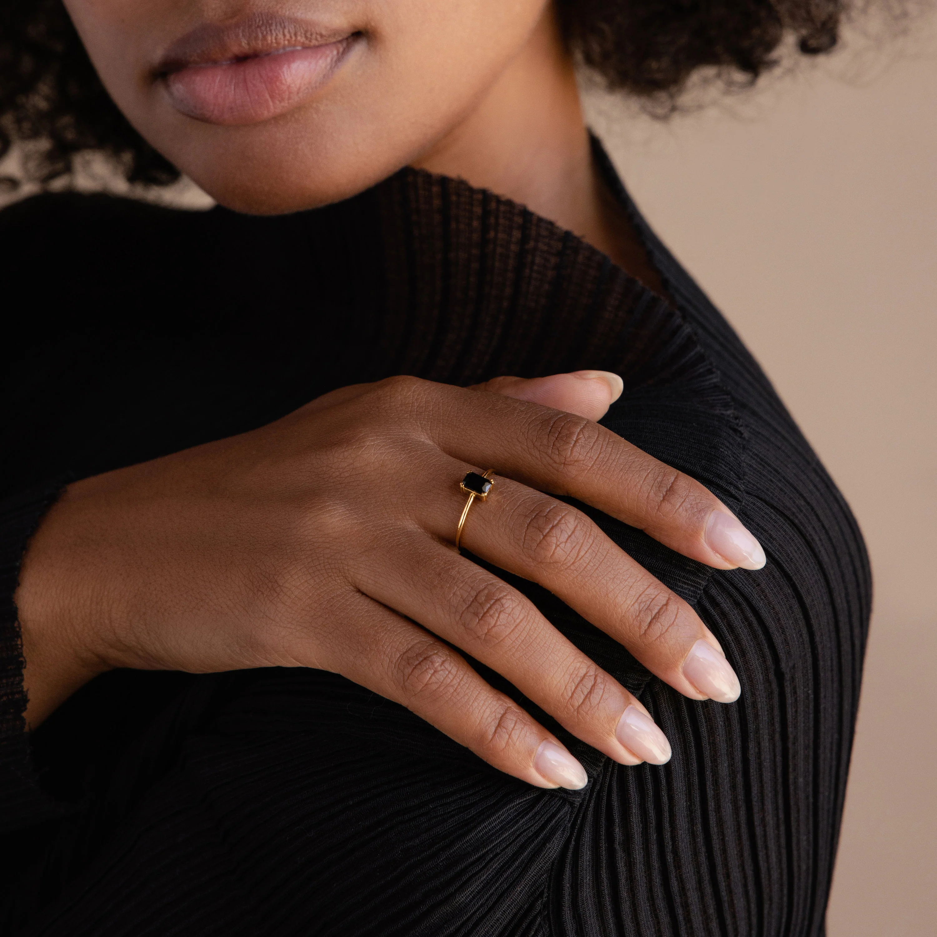 Black Emerald Ring - Image 7
