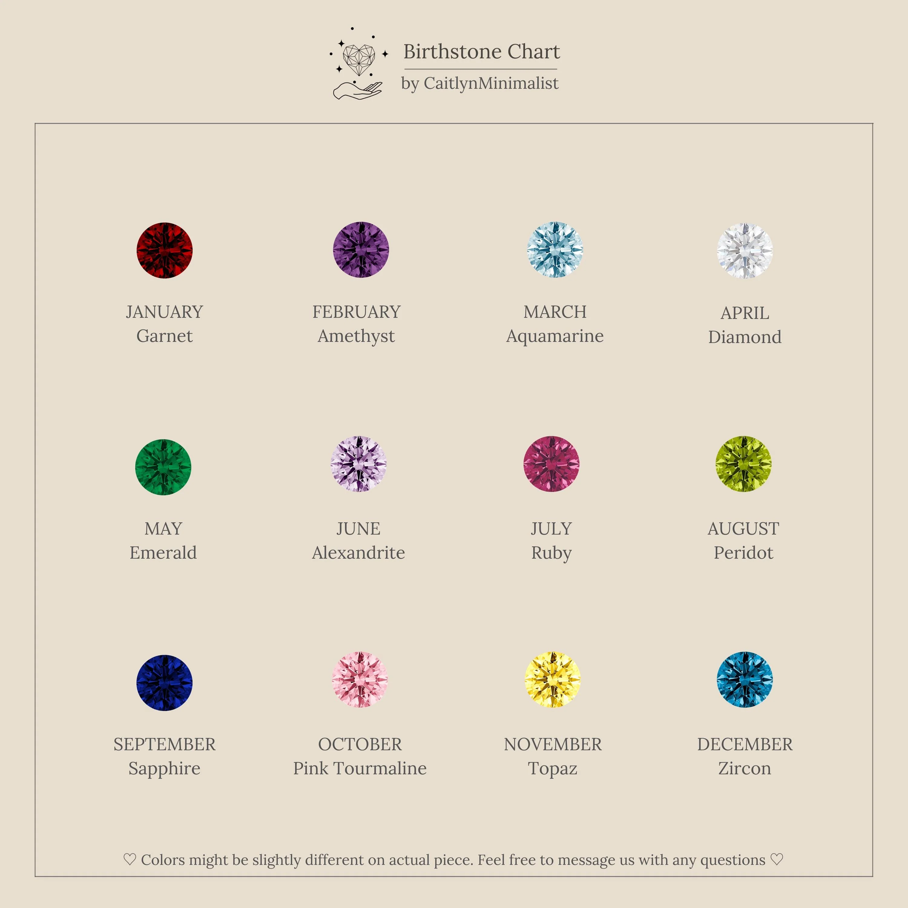 Butterfly Birthstone Flatback Studs - Image 8