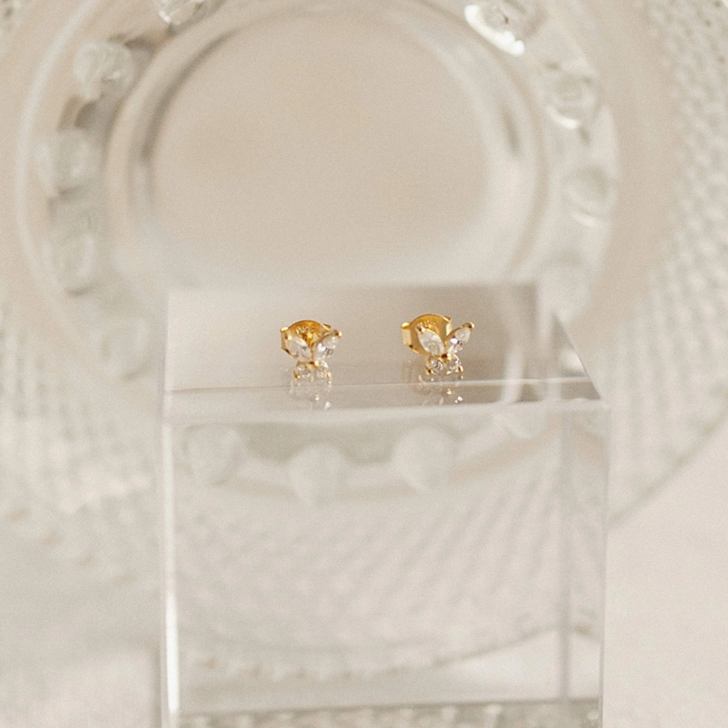 Butterfly Diamond Studs - Image 2