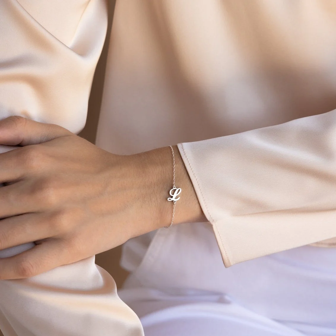 Carrie Initial Bracelet - Image 7