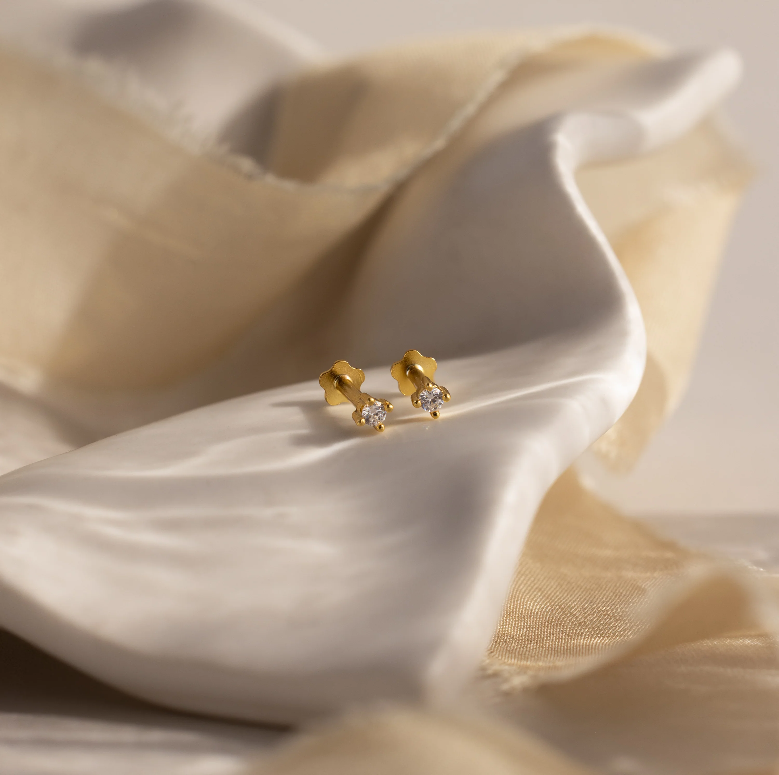 Dainty Birthstone Flatback Studs - Image 10