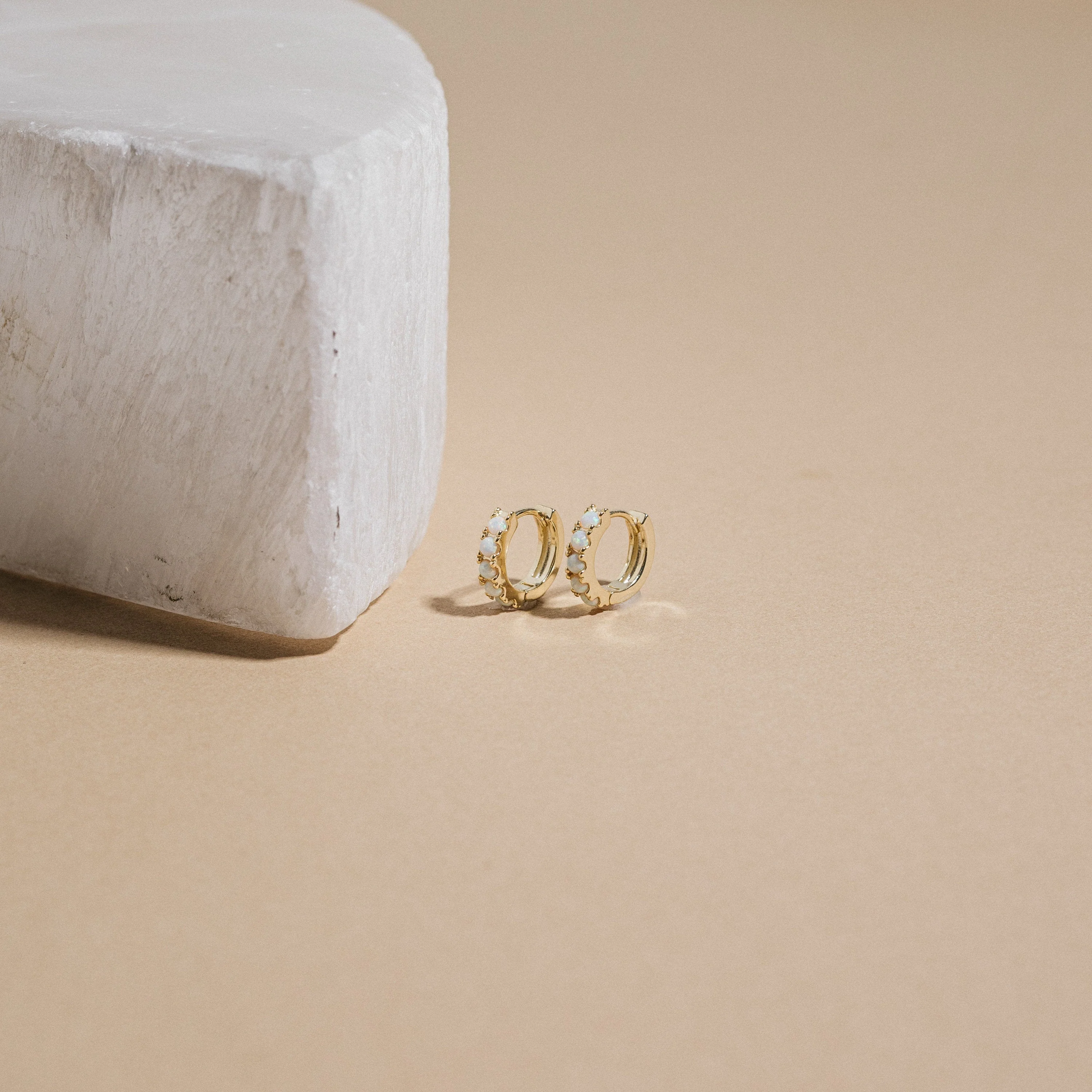 Dainty Opal Earrings Set - Image 3