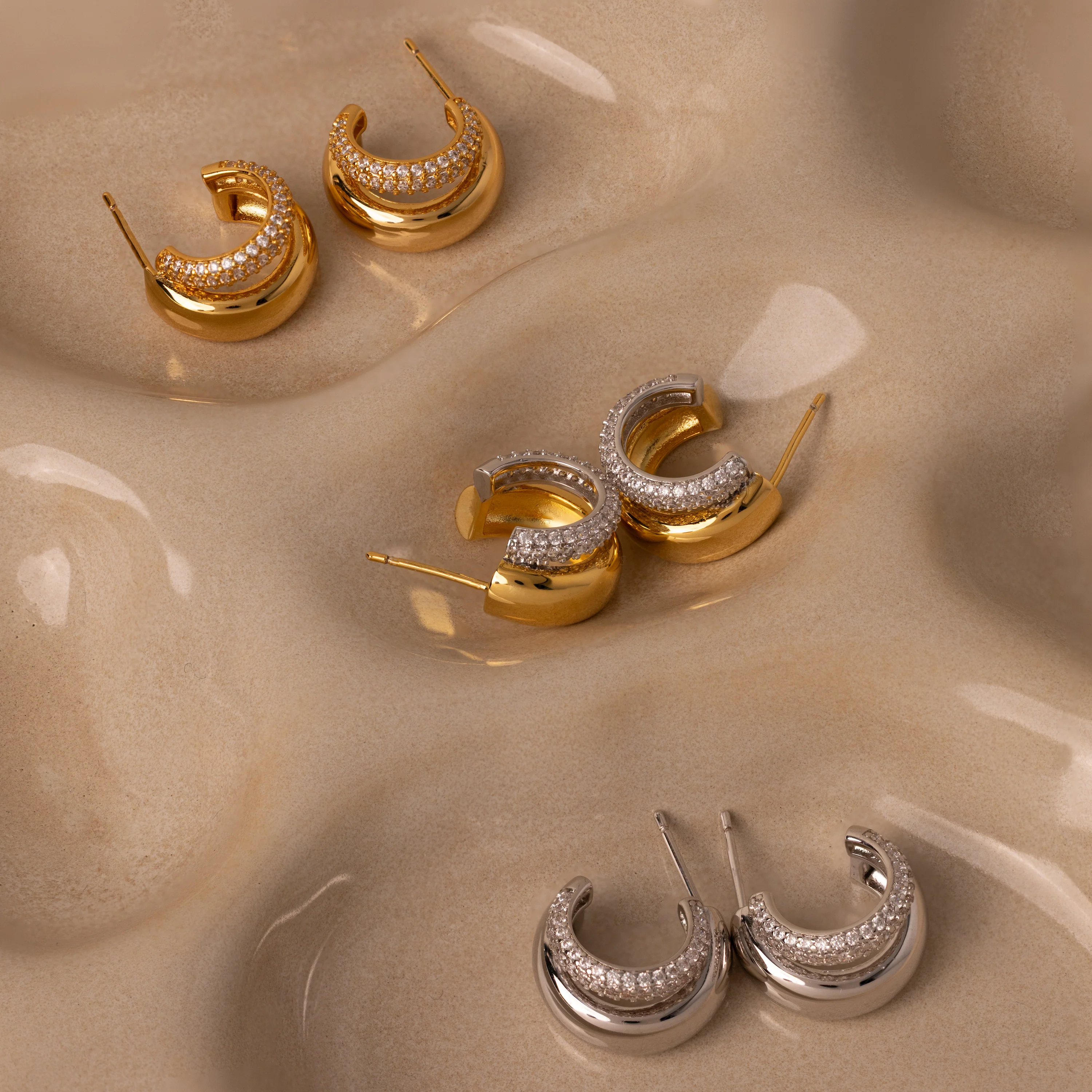 Duo Pave Dome Studs - Image 6