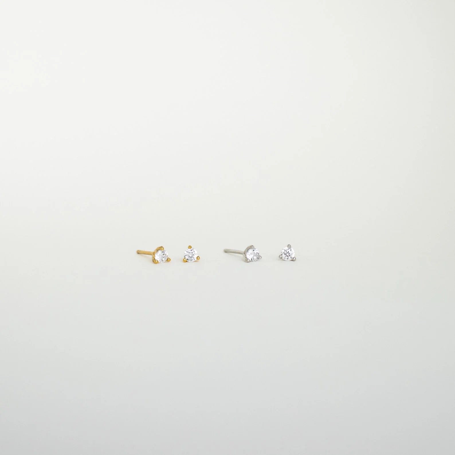 Elena Diamond Studs - Image 7