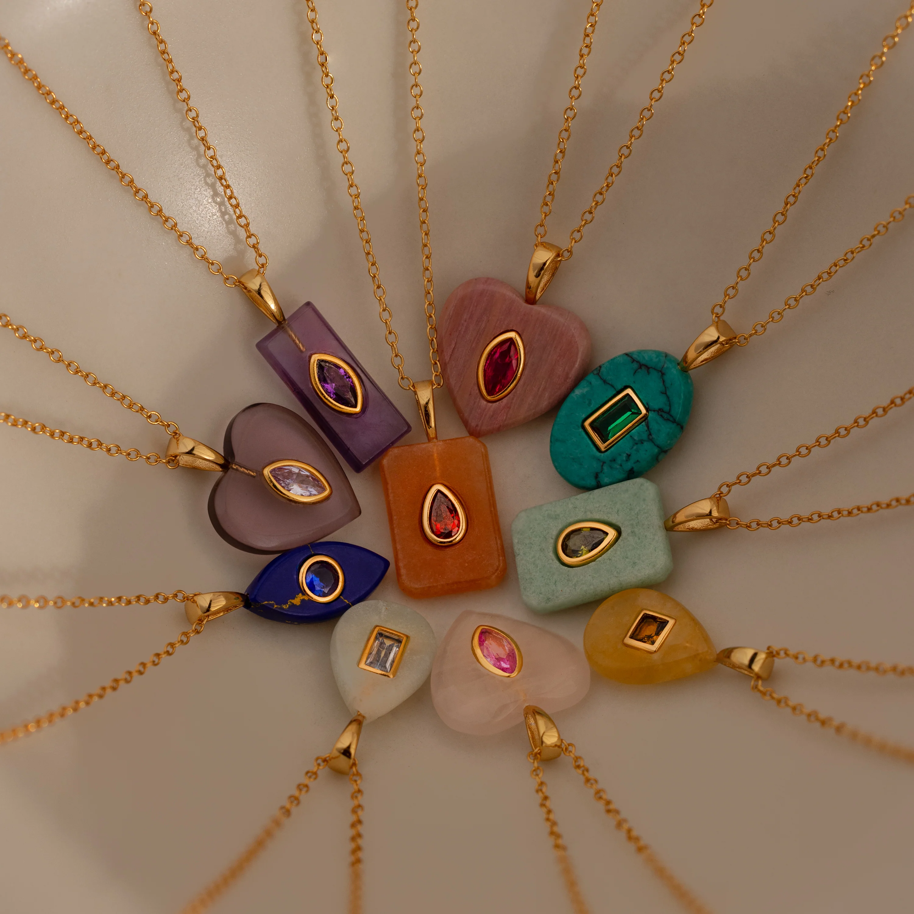 Emerald Crystal Necklace - Image 5