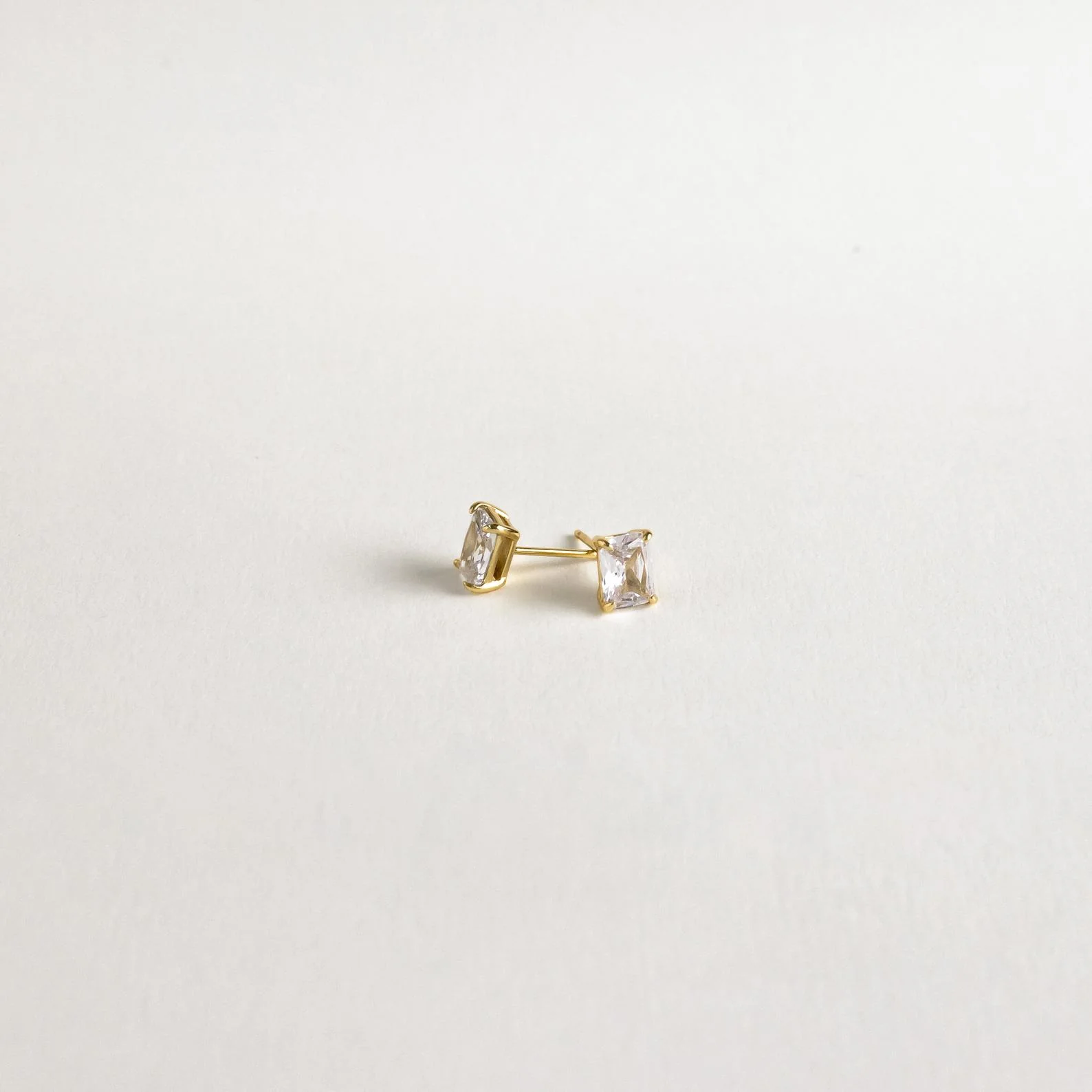 Emerald Diamond Studs - Image 7