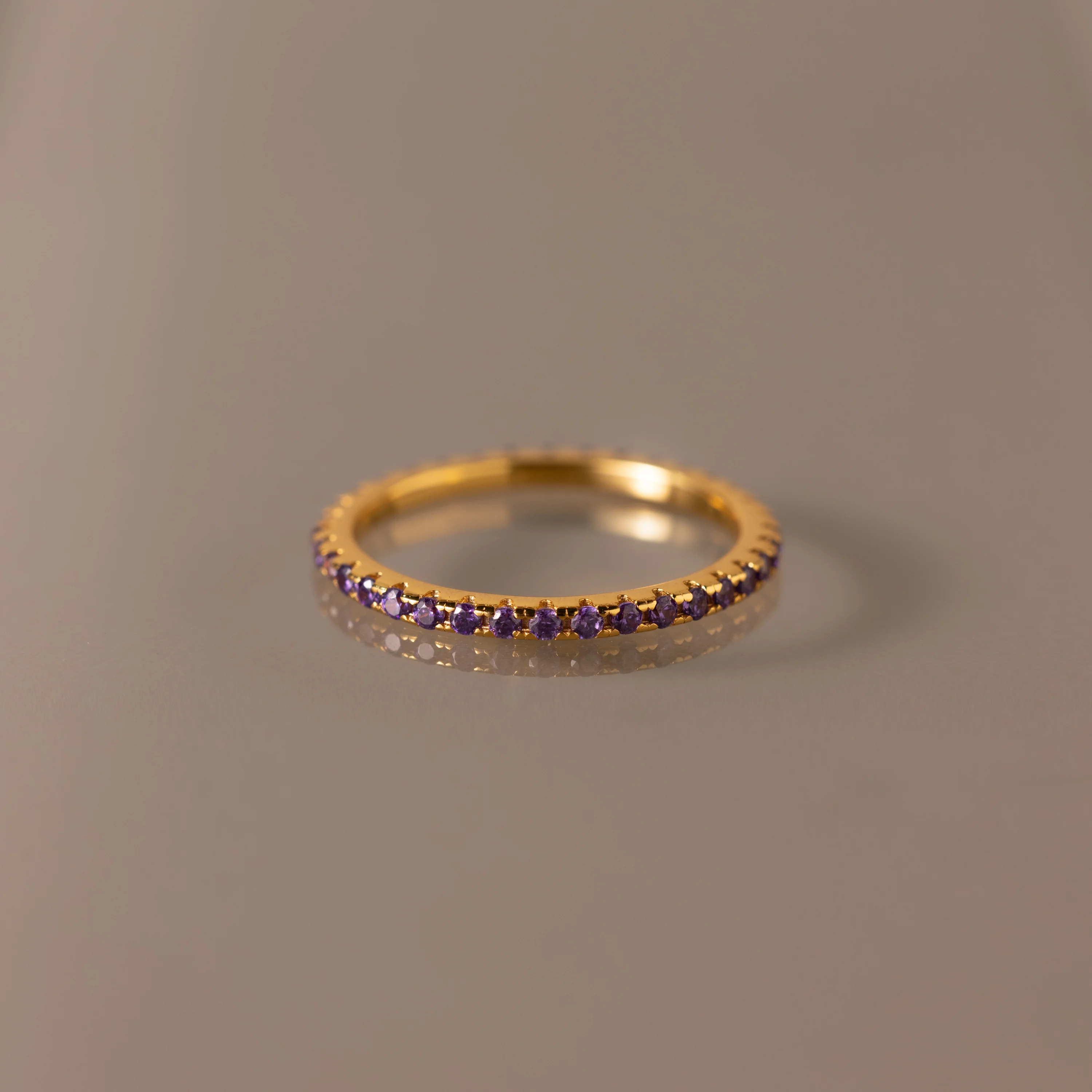 Endless Eternity Amethyst Ring