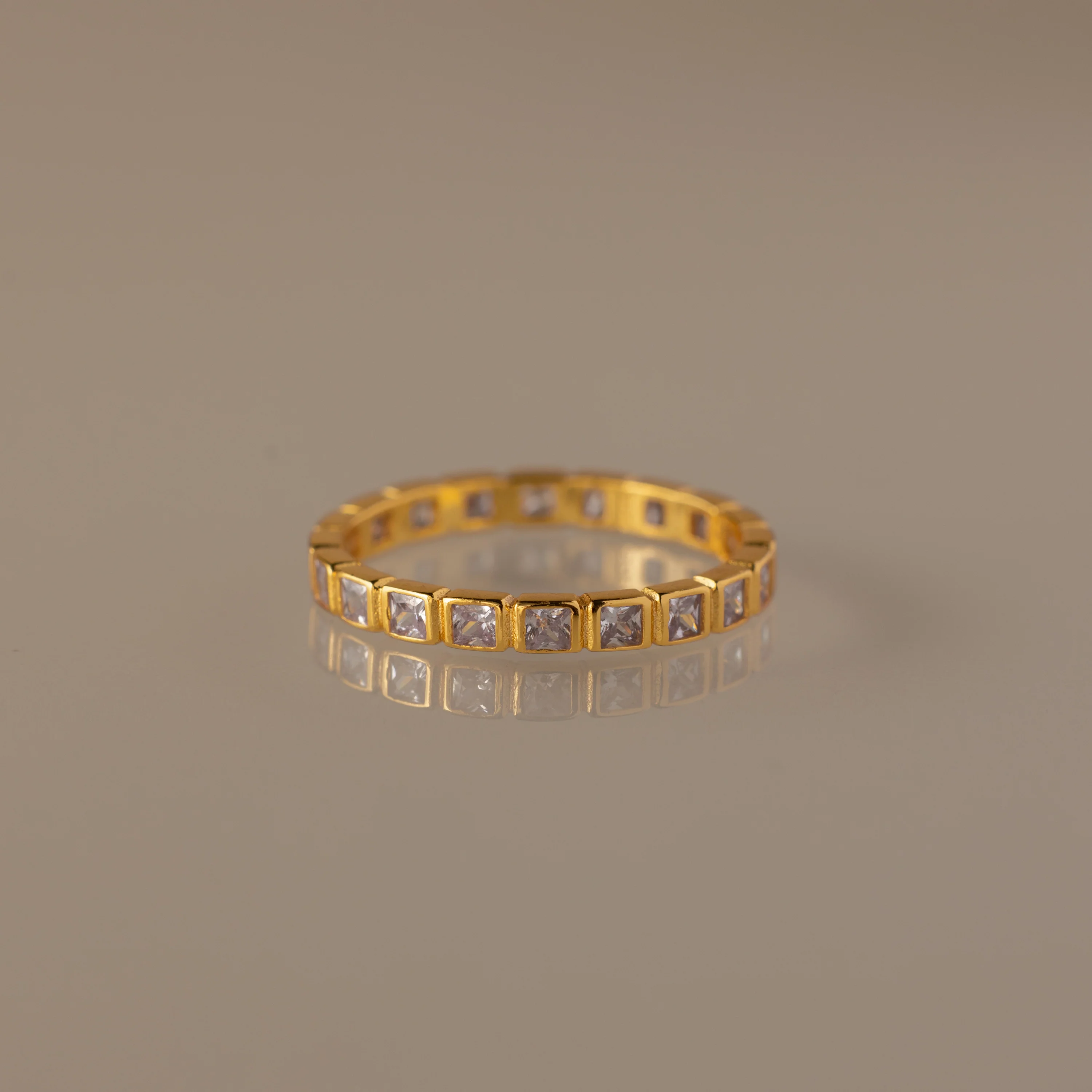 Eternity Bezel Birthstone Ring