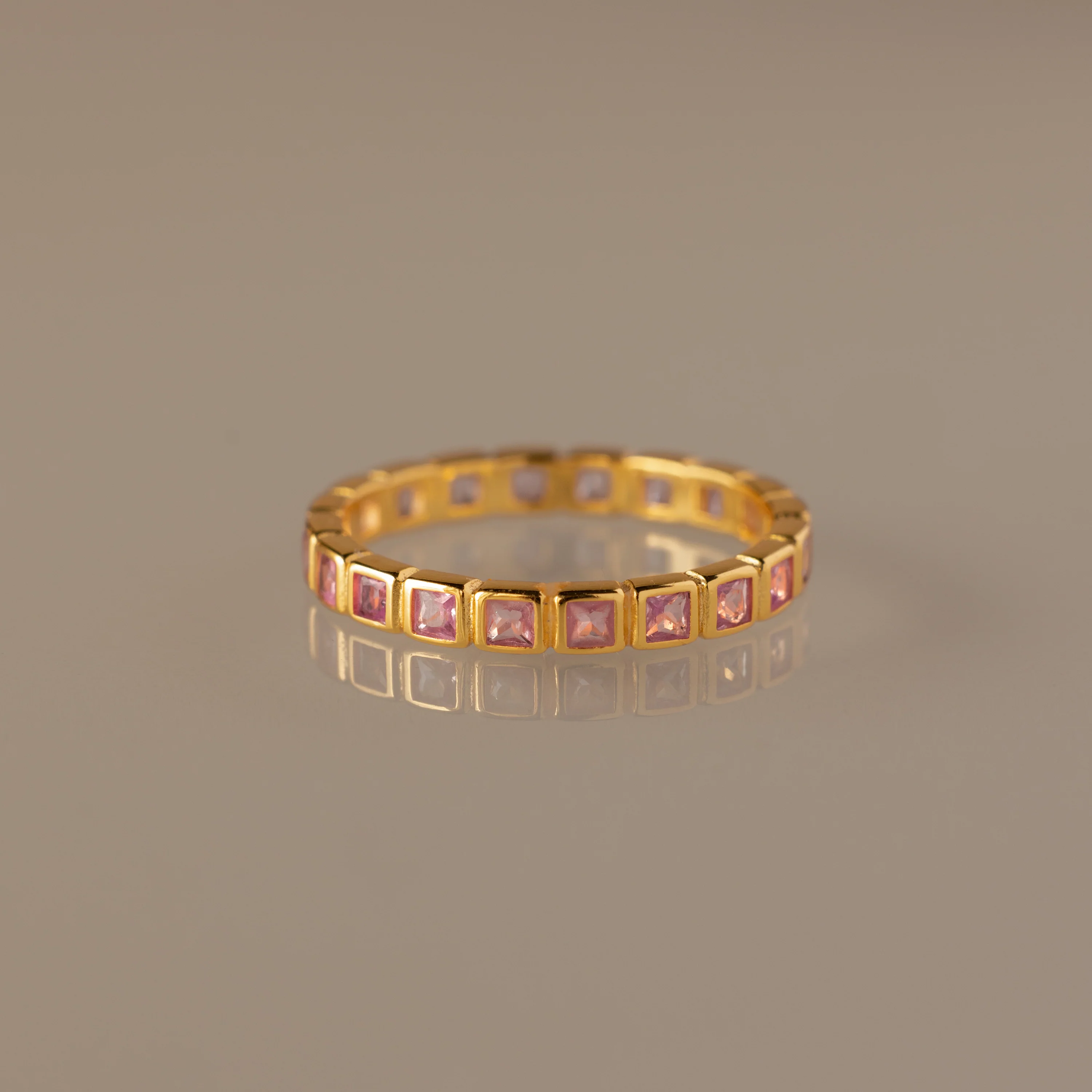 Eternity Bezel Birthstone Ring - Image 13