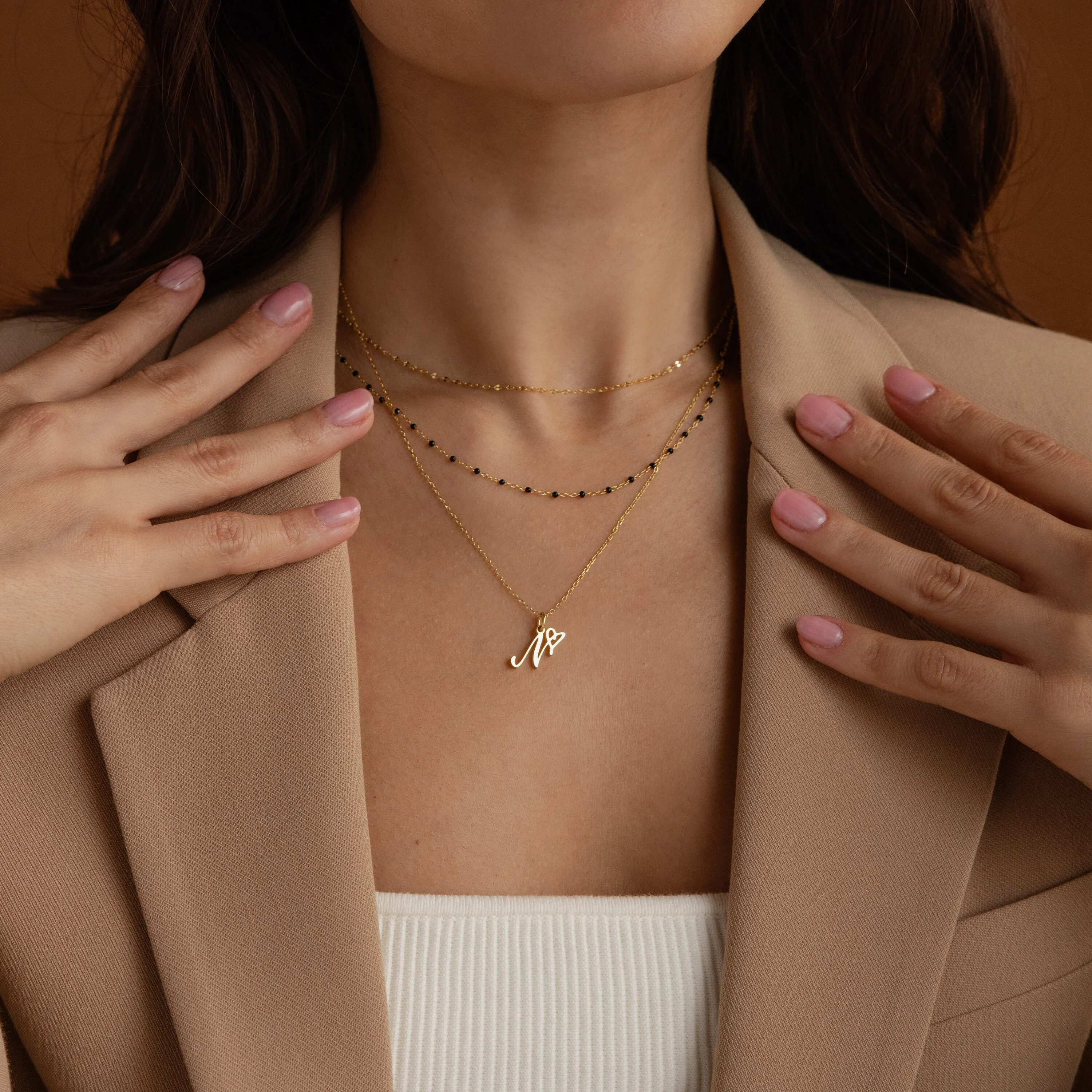 Initial Heart Necklace - Image 6
