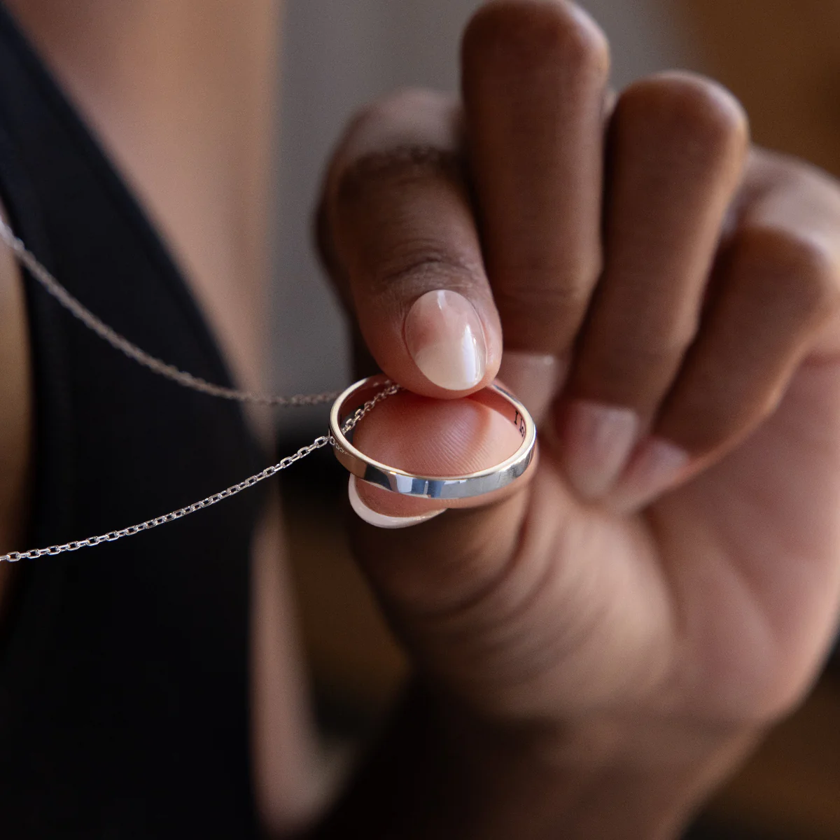 Inner Circle Necklace in Silver - Image 4