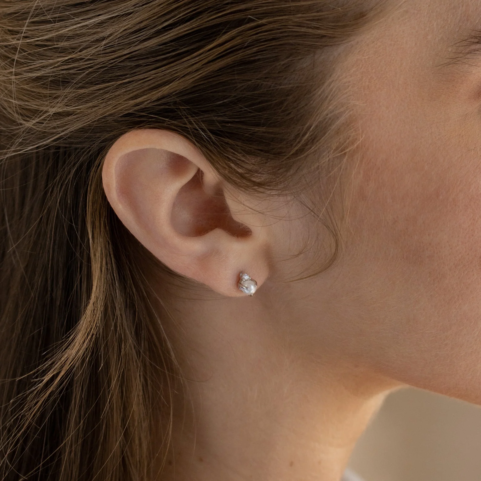 Julia Pearl Studs - Image 2