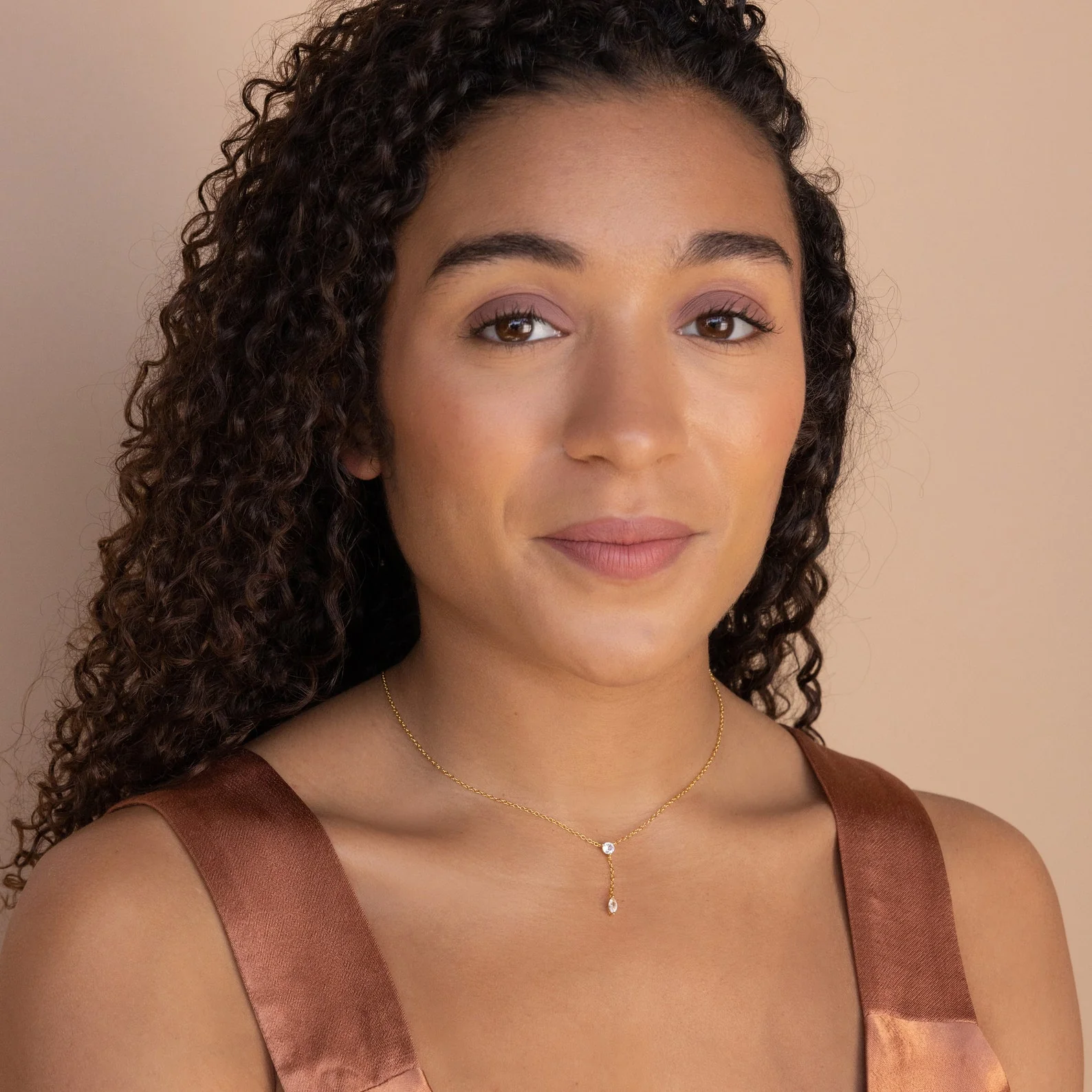 Leena Diamond Lariat Necklace - Image 8