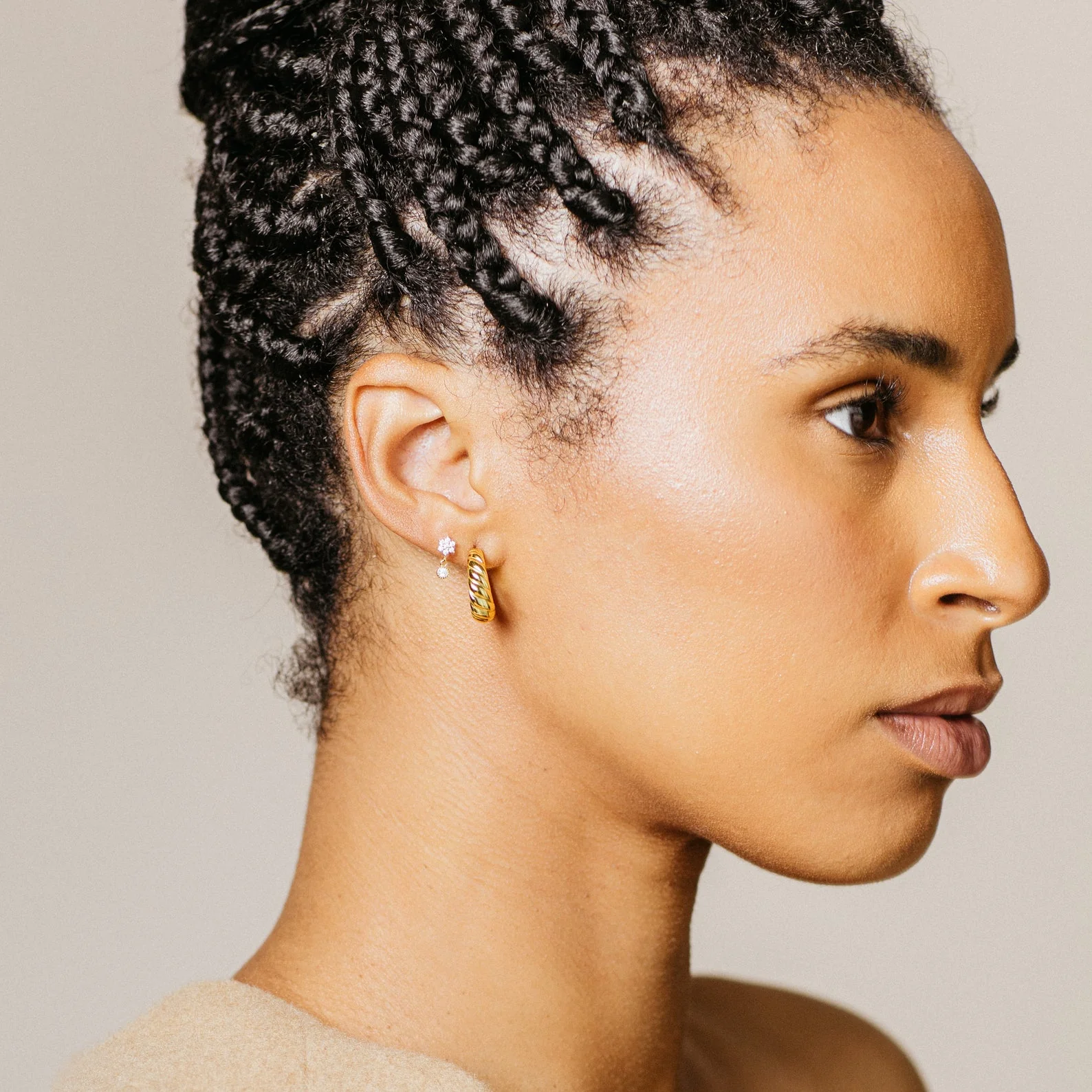 Lexi Flower Studs - Image 2