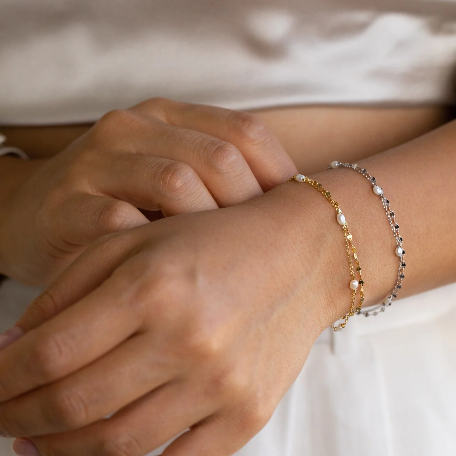Magnolia Pearl Wrap Bracelet - Image 4