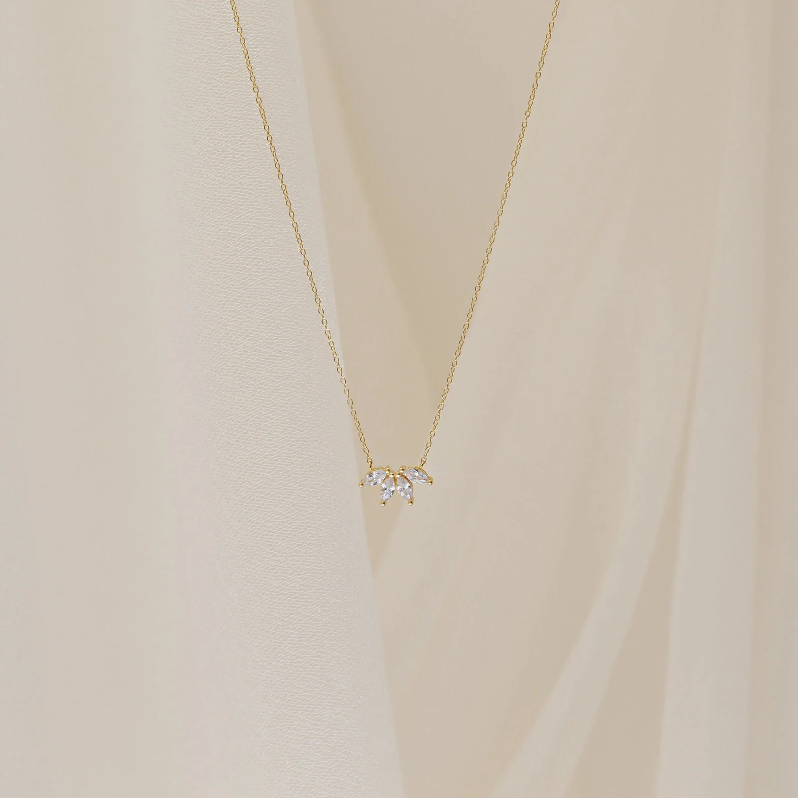 Marquise Diamond Necklace - Image 6