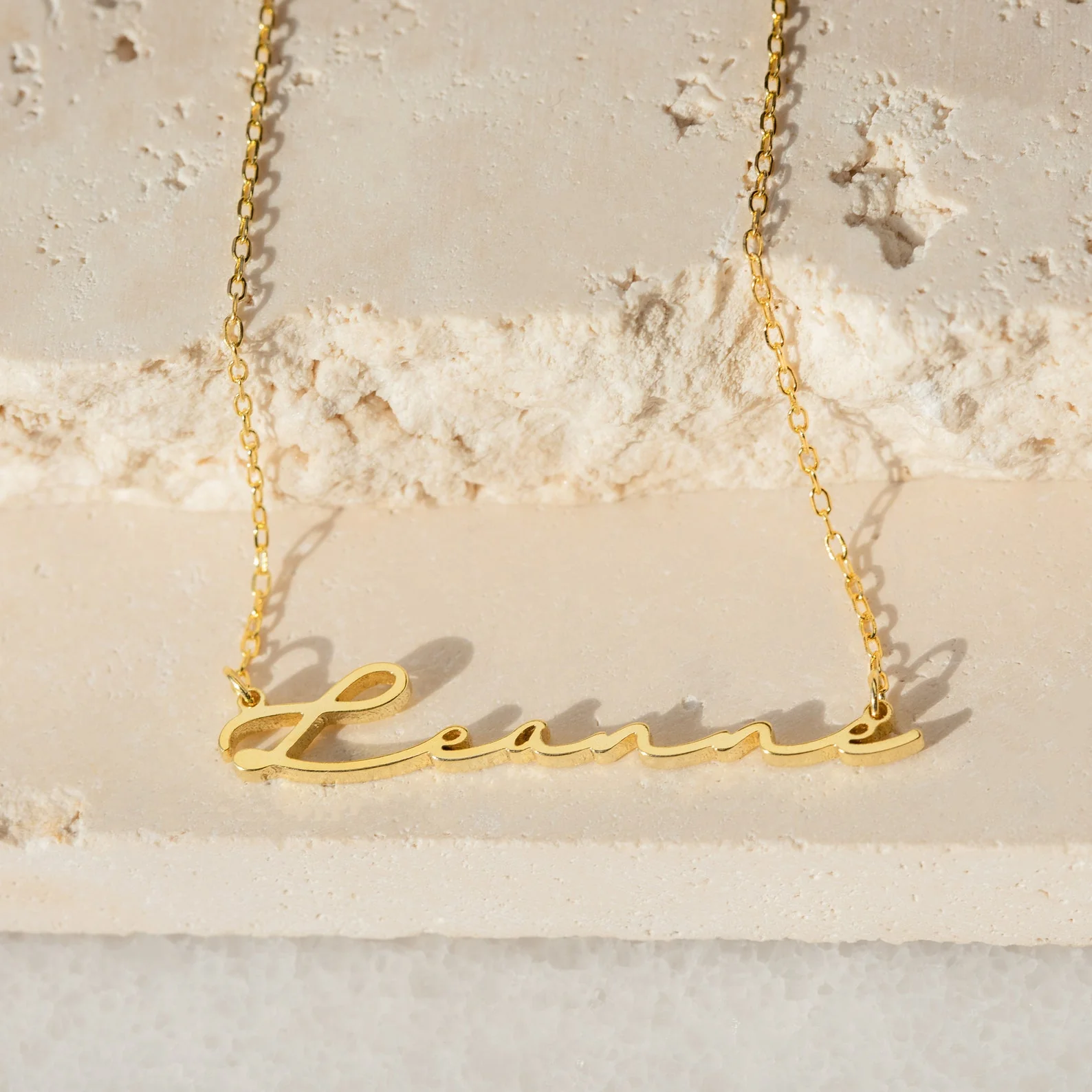 Minimal Sideways Name Necklace - Image 6