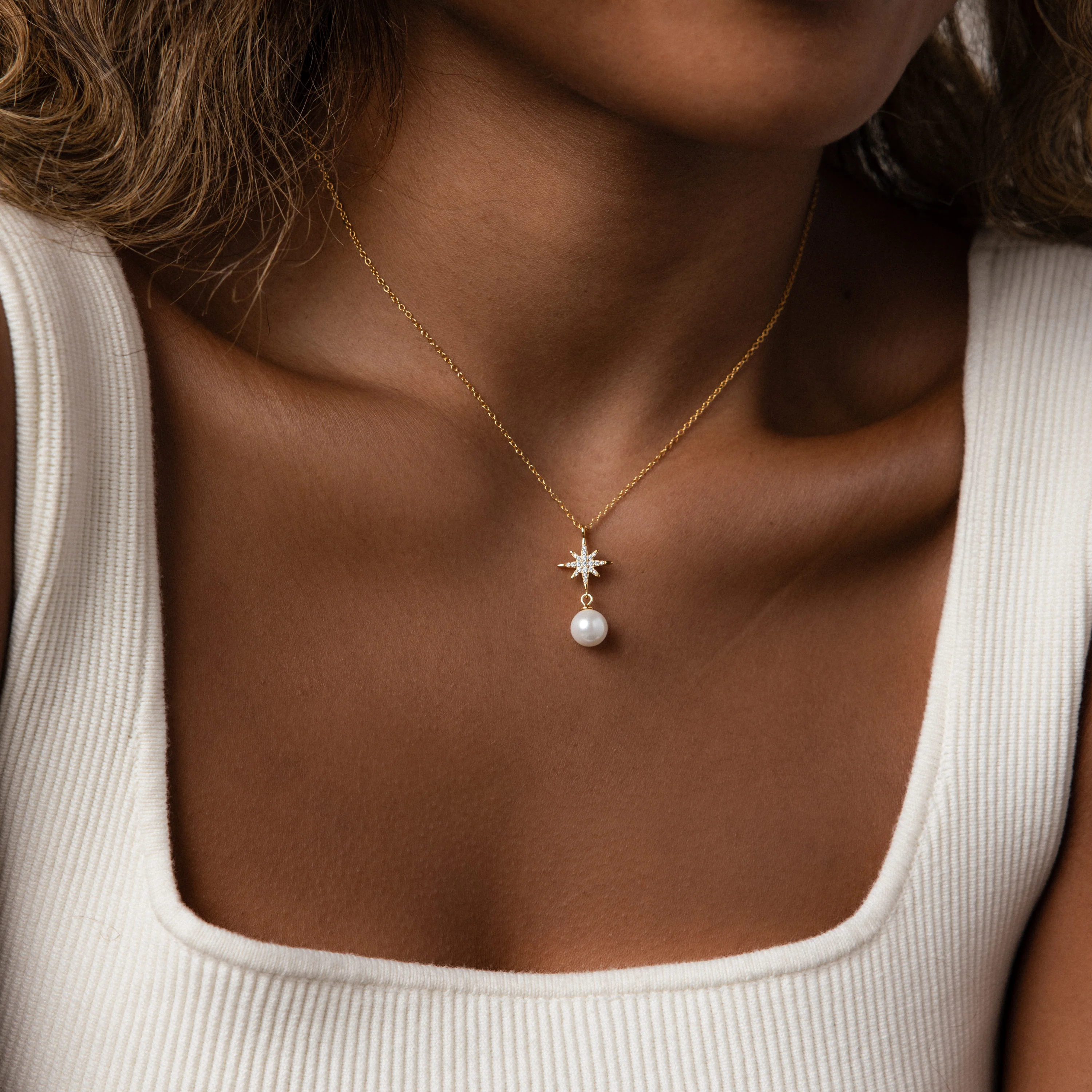 North Star Pearl Necklace - Image 5
