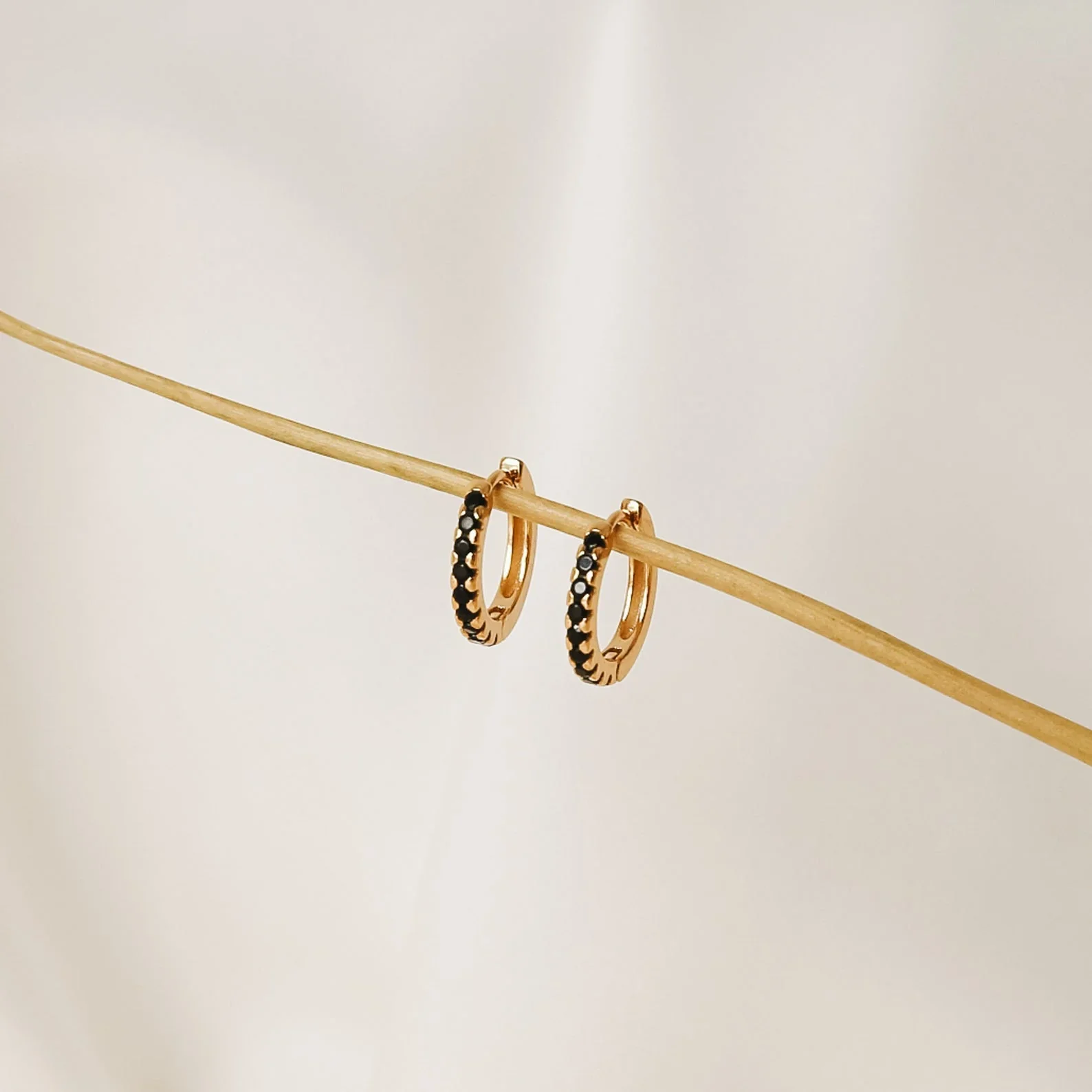 Onyx Diamond Earrings Set - Image 7
