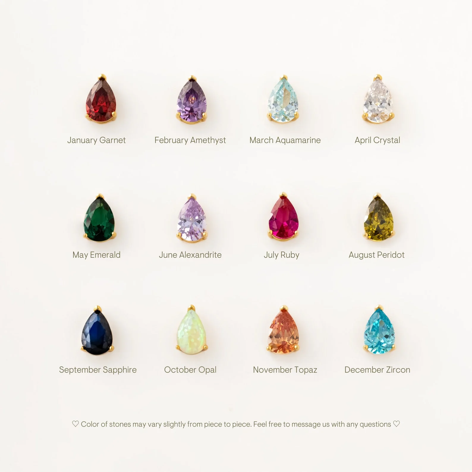 Ophelia Birthstone Necklace - Image 9
