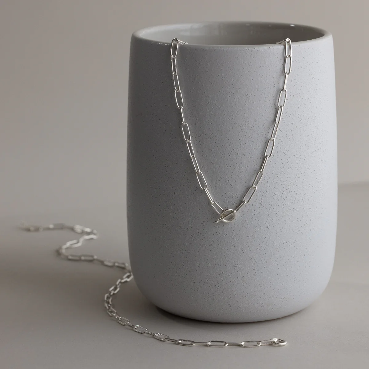 Paperclip Toggle Necklace - Image 5