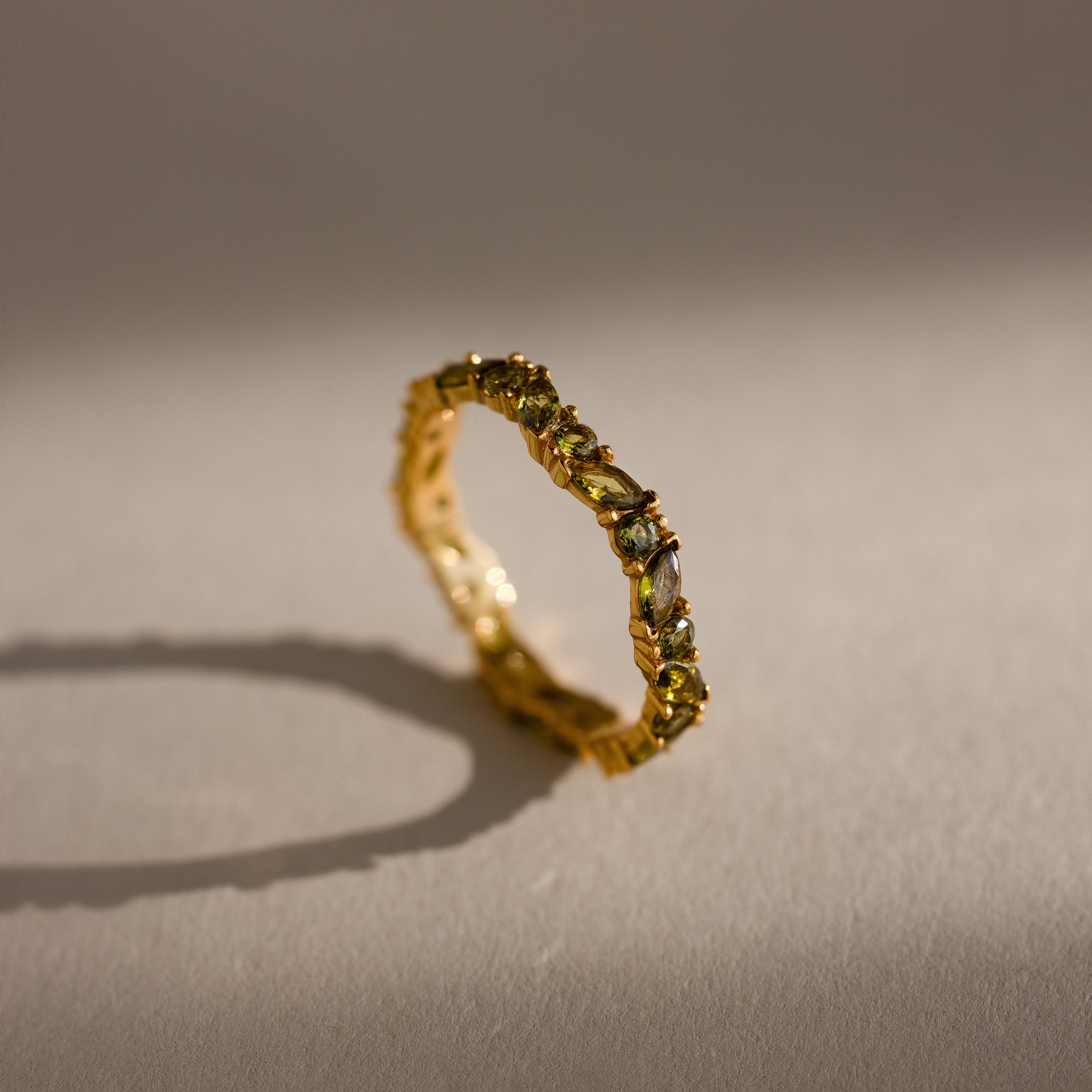 Staggered Marquise Birthstone Ring - Image 15