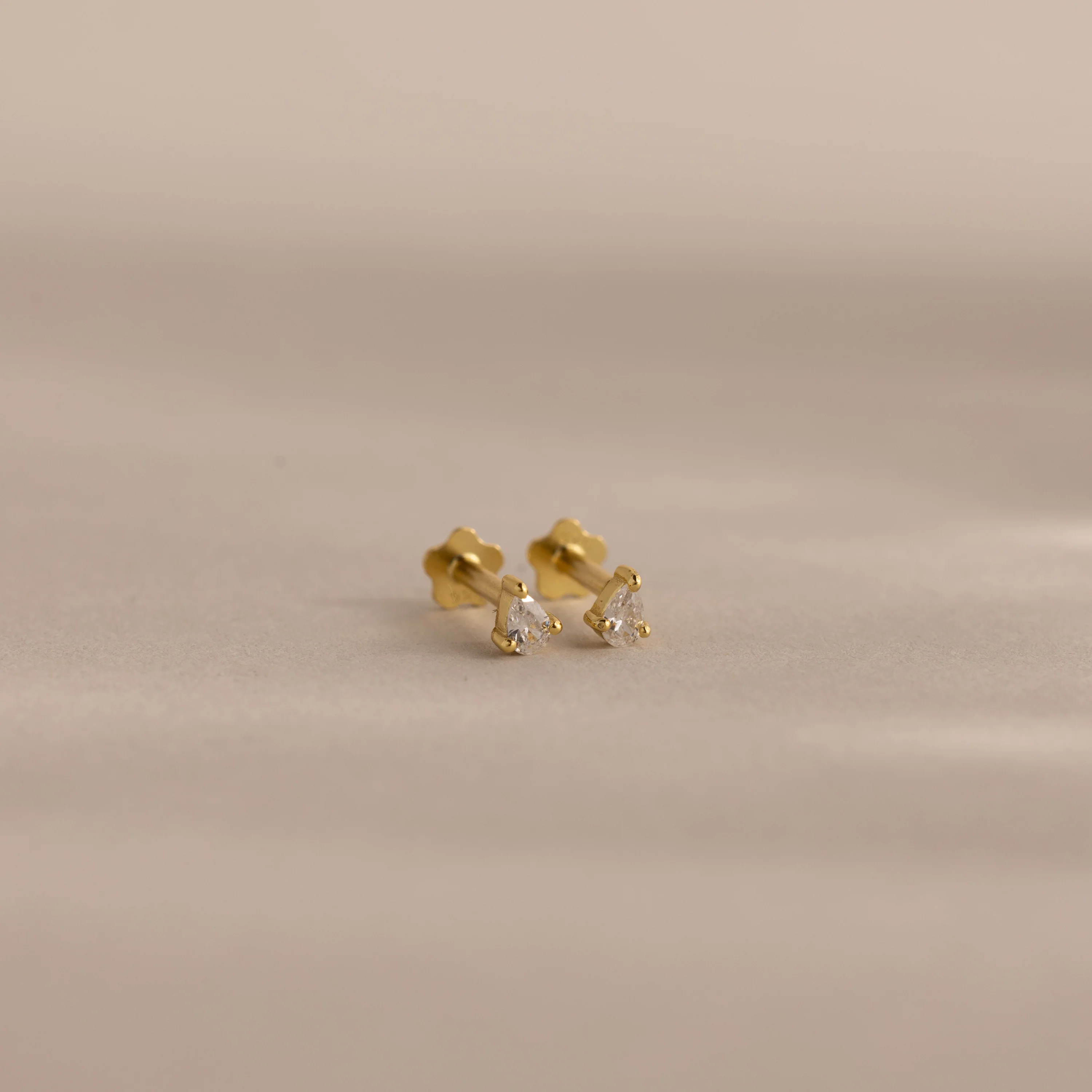 Teardrop Birthstone Flatback Studs - Image 5