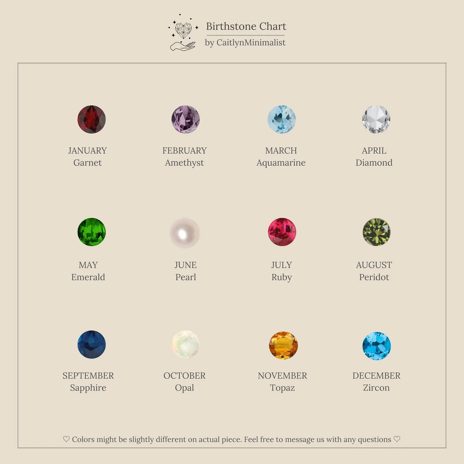 Triple Opal Birthstone Huggies - Image 7