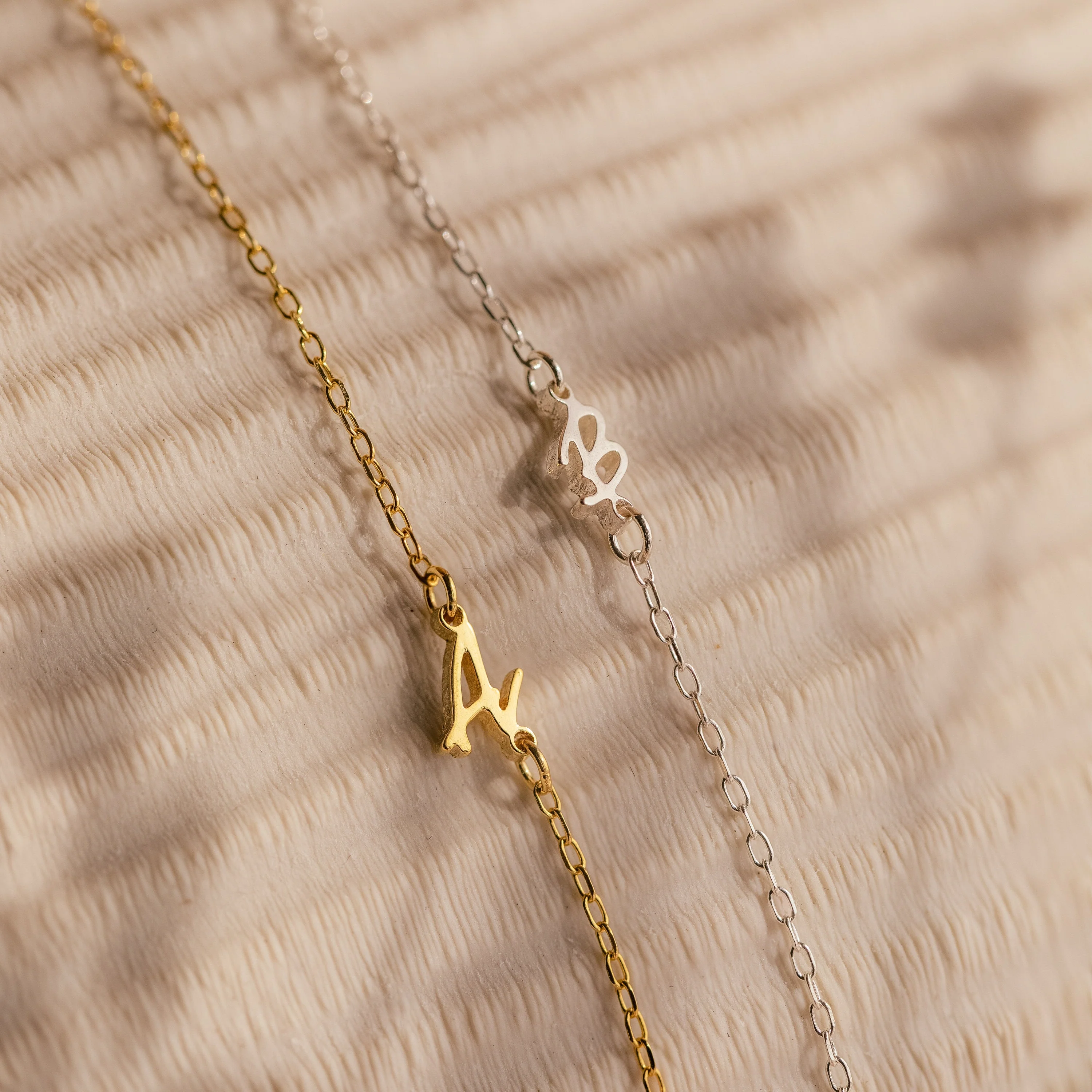 Venice Sideways Initial Necklace - Image 3